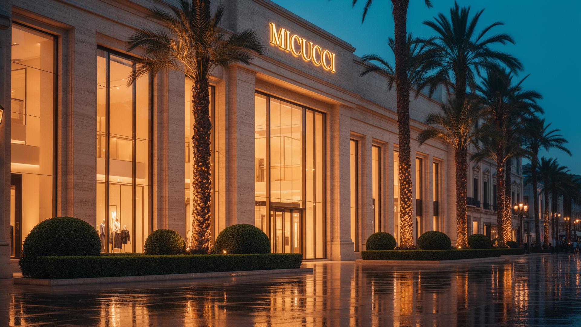 Micucci Shopping en Santa Rosa al atardecer